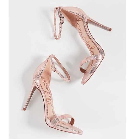 - Sam Edelman blush gold wedding party heels 6.5 - Picture 2 of 4